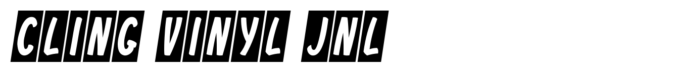 Cling Vinyl JNL